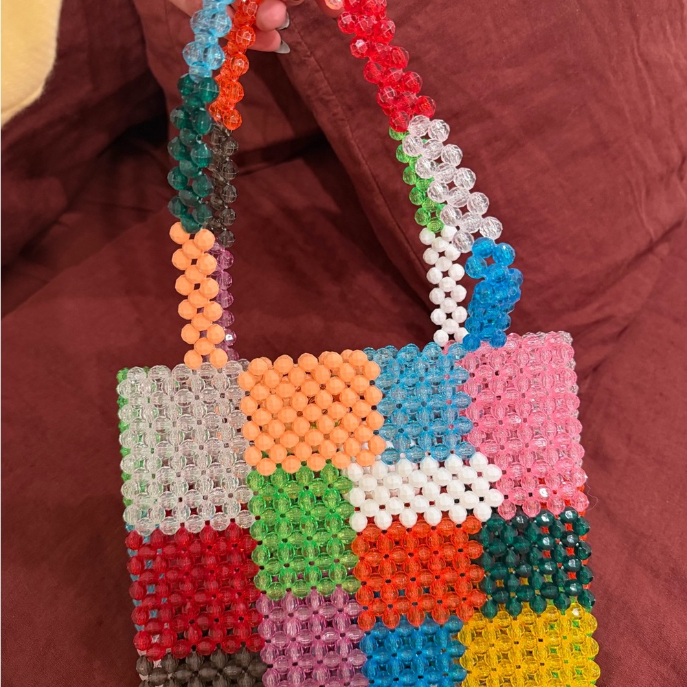 Susan Alexandra Ash beaded bag
